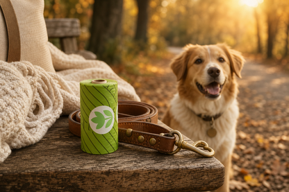 Orange-Scented Dog Poop Bags – Plant-Based Rolls