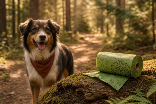 Compostable Dog Poop Bags – Easy Handle-Tie