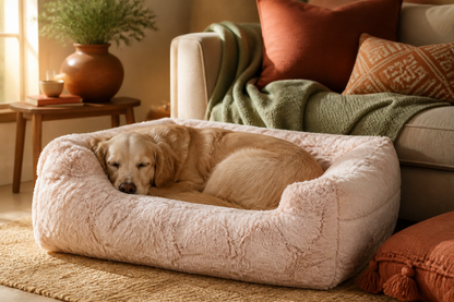 Luxe Orthopedic Dog Bed – Plush Calming Comfort