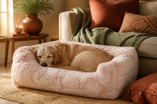 Luxe Orthopedic Dog Bed – Plush Calming Comfort