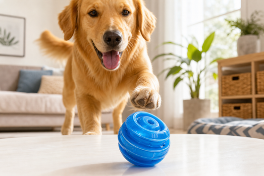 CHP TPR Squeaky Spiral Ball