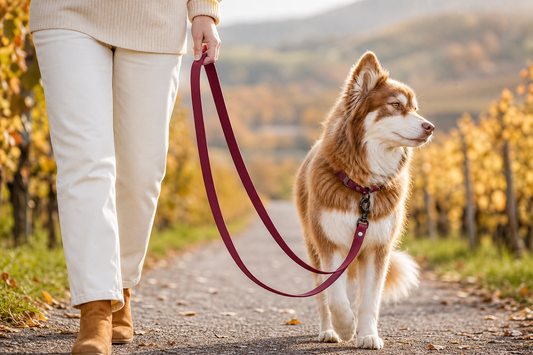 Red Mountain Syrah Waterproof Dog Leash