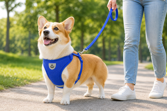 Pet Mesh Harness Dog Leash Set