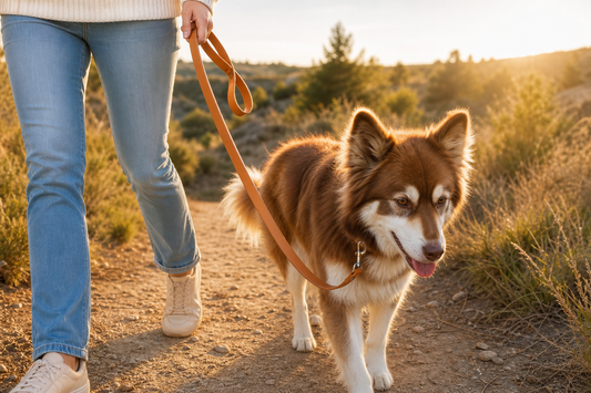 Sierra Sunrise Vegan Leather Dog Leash