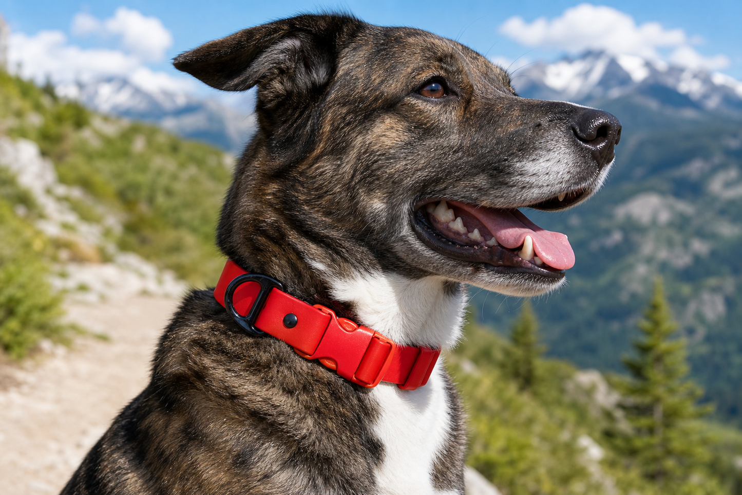 Scarlet Peaks Waterproof Dog Collar