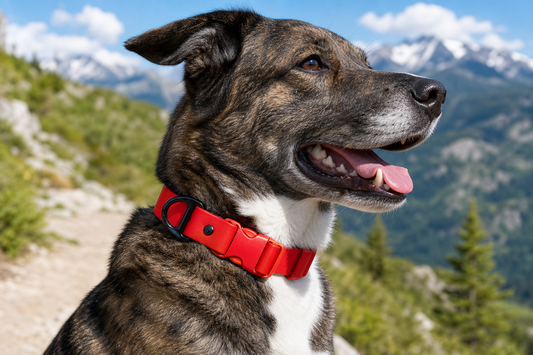 Scarlet Peaks Waterproof Dog Collar