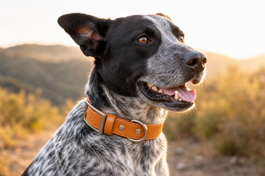 Sierra Sunrise Vegan Leather Dog Collar